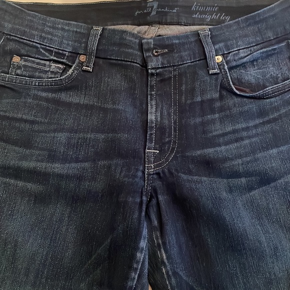 Y2K 7 for All Mankind Kimmie Straight Leg Jean Size 29 - Picture 6 of 7